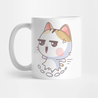 Cute cat runs very fast Mug